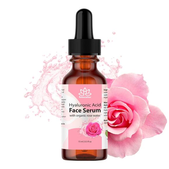Hyaluronic Acid Serum with Rose Water - Picture 1 of 3